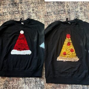 Reversible Sequin Christmas Sweatshirt